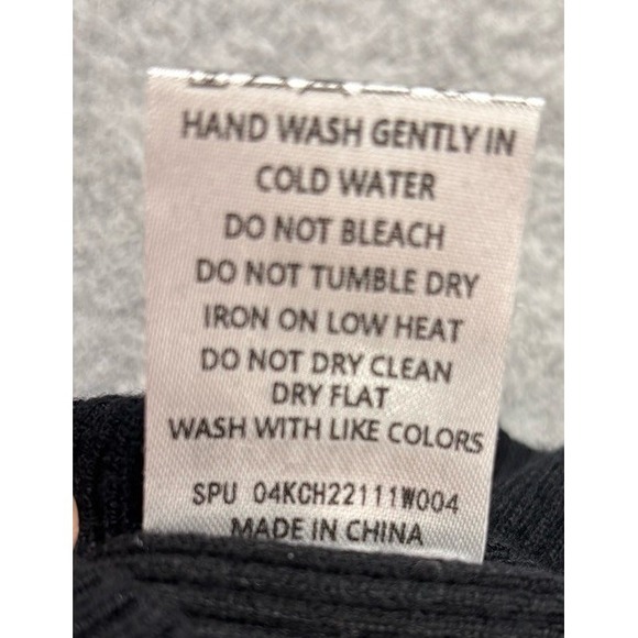 BloomChic Ribbed Sweater Dress 18 20 Black Bodycon Cutout Long Sleeve Plus - Picture 6 of 10